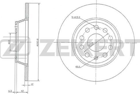 Zekkert BS-5398 - Əyləc Diski furqanavto.az