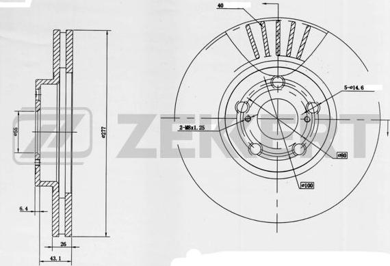 Zekkert BS-5397 - Əyləc Diski furqanavto.az