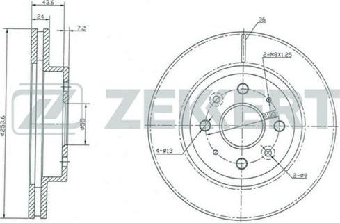 Zekkert BS-5350 - Əyləc Diski furqanavto.az