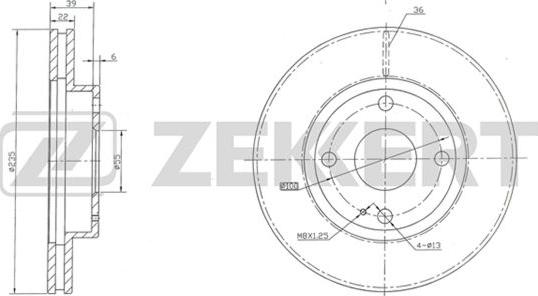 Zekkert BS-5306 - Əyləc Diski furqanavto.az