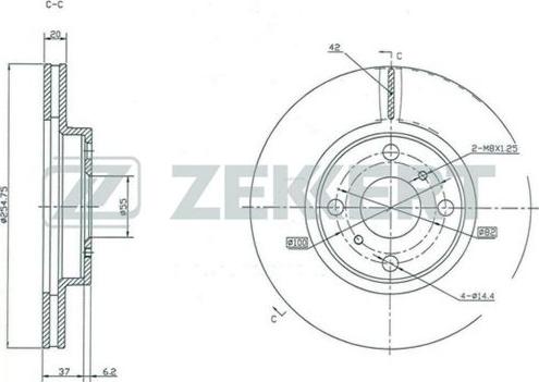 Zekkert BS-5318 - Əyləc Diski furqanavto.az