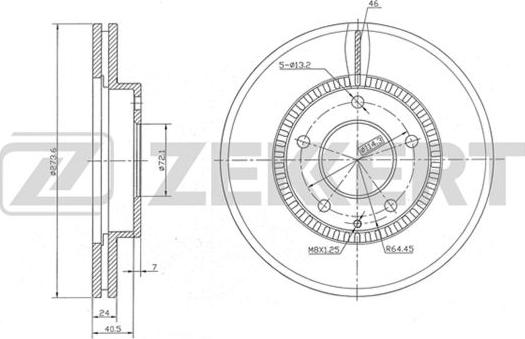 Zekkert BS-5313 - Əyləc Diski furqanavto.az