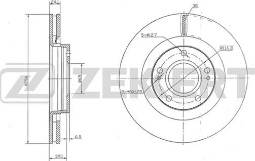 Zekkert BS-5327 - Əyləc Diski furqanavto.az