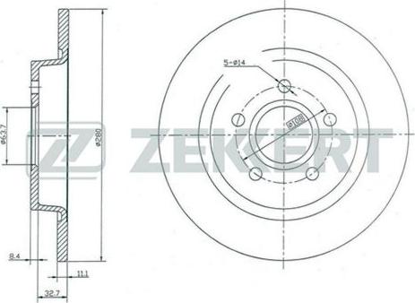 NK 202563 - Əyləc Diski furqanavto.az