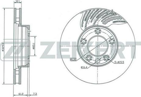 Zekkert BS-5285 - Əyləc Diski furqanavto.az