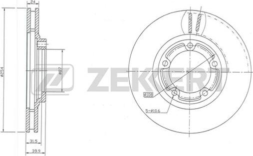 Zekkert BS-5281 - Əyləc Diski furqanavto.az