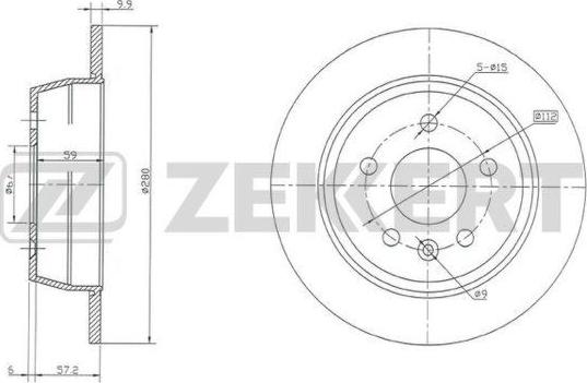 Zekkert BS-5239 - Əyləc Diski furqanavto.az