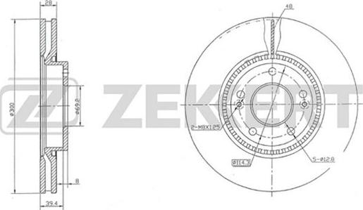 Zekkert BS-5274 - Əyləc Diski furqanavto.az