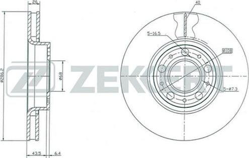 Zekkert BS-5270 - Əyləc Diski furqanavto.az