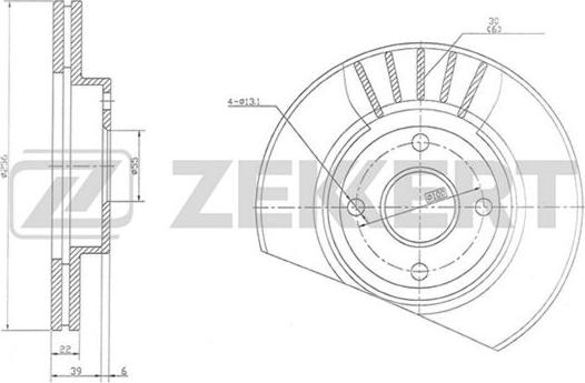 Zekkert BS-5749 - Əyləc Diski furqanavto.az