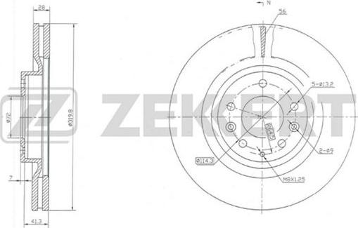 Zekkert BS-5746 - Əyləc Diski furqanavto.az