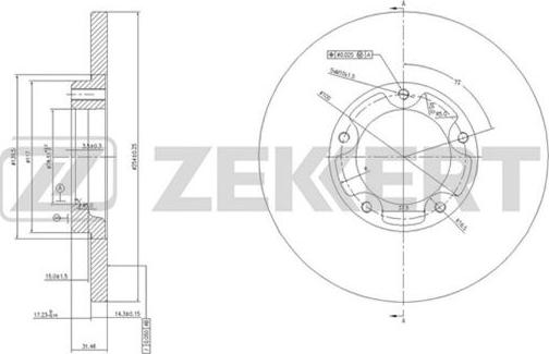 Zekkert BS-5764 - Əyləc Diski furqanavto.az