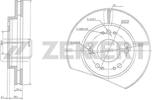 Zekkert BS-5710 - Əyləc Diski furqanavto.az