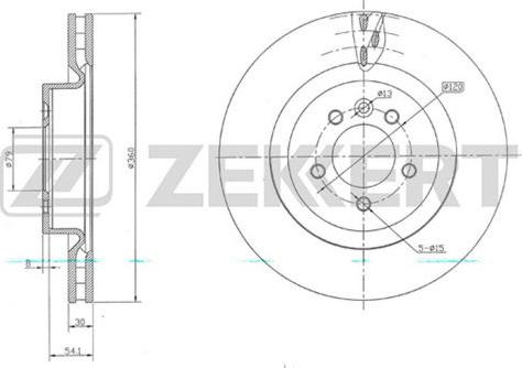 Zekkert BS-5721 - Əyləc Diski furqanavto.az