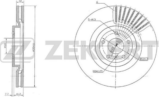 Zekkert BS-5728 - Əyləc Diski furqanavto.az