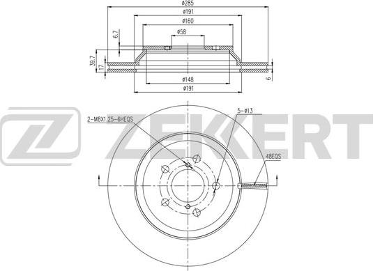 Zekkert BS-6441 - Əyləc Diski furqanavto.az