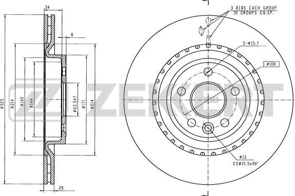 Zekkert BS-6560 - Əyləc Diski furqanavto.az