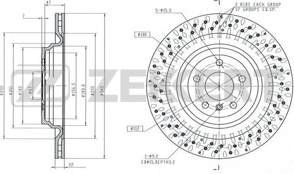 Zekkert BS-6563 - Əyləc Diski furqanavto.az