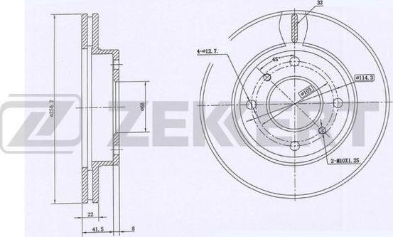 Zekkert BS-6054 - Əyləc Diski furqanavto.az