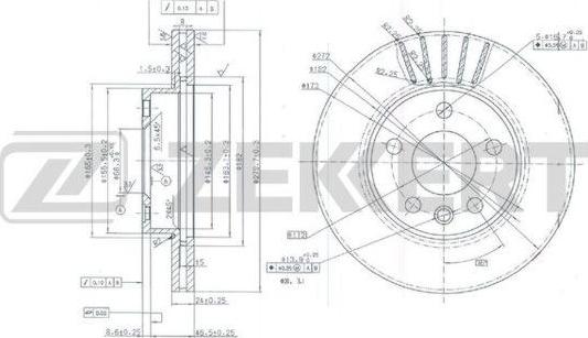 Zekkert BS-6026 - Əyləc Diski furqanavto.az