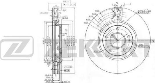 Zekkert BS-6154 - Əyləc Diski furqanavto.az