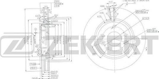 Zekkert BS-6103 - Əyləc Diski furqanavto.az