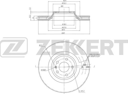 Zekkert BS-6262 - Əyləc Diski furqanavto.az