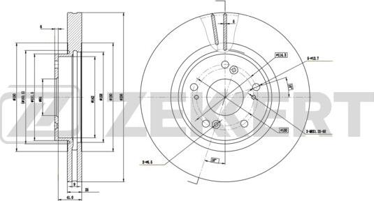 Zekkert BS-6228 - Əyləc Diski furqanavto.az