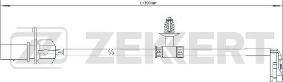 Zekkert BS-8096 - Xəbərdarlıq Kontakt, əyləc padinin aşınması furqanavto.az