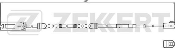 Zekkert BS-8034 - Xəbərdarlıq Kontakt, əyləc padinin aşınması furqanavto.az