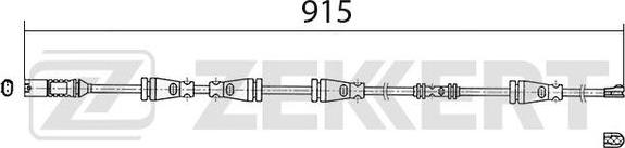 Zekkert BS-8021 - Xəbərdarlıq Kontakt, əyləc padinin aşınması furqanavto.az