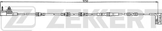 Zekkert BS-8109 - Xəbərdarlıq Kontakt, əyləc padinin aşınması furqanavto.az