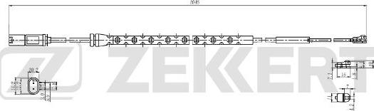 Zekkert BS-8100 - Xəbərdarlıq Kontakt, əyləc padinin aşınması furqanavto.az