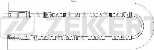 Zekkert BS-8101 - Xəbərdarlıq Kontakt, əyləc padinin aşınması furqanavto.az