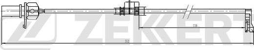 Zekkert BS-8107 - Xəbərdarlıq Kontakt, əyləc padinin aşınması furqanavto.az