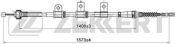 Zekkert BZ-1051 - Kabel, dayanacaq əyləci furqanavto.az