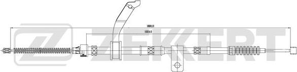 Zekkert BZ-1190 - Kabel, dayanacaq əyləci furqanavto.az