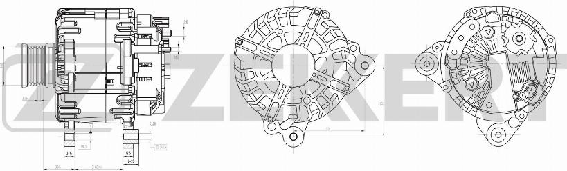 Zekkert GE-1005 - Alternator furqanavto.az
