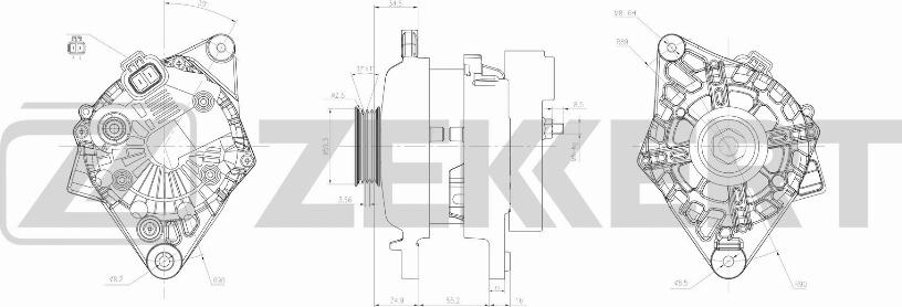 Zekkert GE-1000 - Alternator furqanavto.az