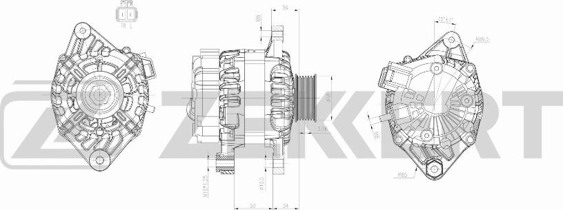 Zekkert GE-1002 - Alternator furqanavto.az