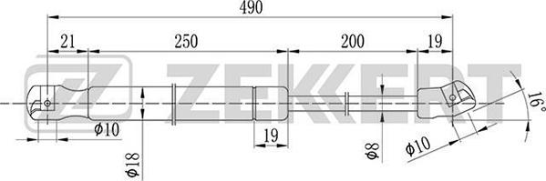 Zekkert GF-1914 - Qazlı bulaq, baqaj, yük yeri furqanavto.az