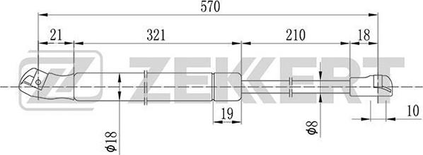 Zekkert GF-1492 - Qazlı bulaq, baqaj, yük yeri furqanavto.az