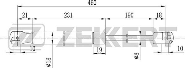 Zekkert GF-1409 - Qaz bulaq, kapot furqanavto.az