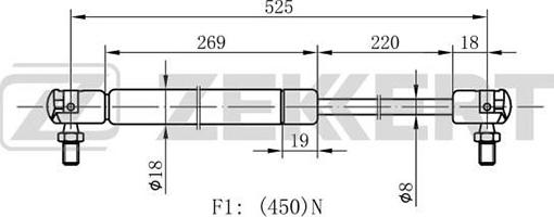 Zekkert GF-1413 - Qazlı bulaq, baqaj, yük yeri furqanavto.az