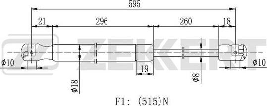 Zekkert GF-1483 - Qazlı bulaq, baqaj, yük yeri furqanavto.az