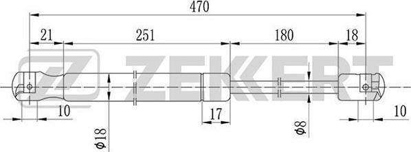 Zekkert GF-1432 - Qazlı bulaq, baqaj, yük yeri furqanavto.az