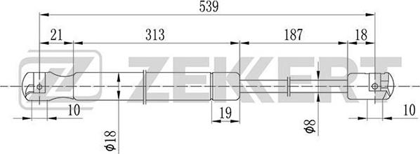 Zekkert GF-1699 - Qazlı bulaq, baqaj, yük yeri furqanavto.az