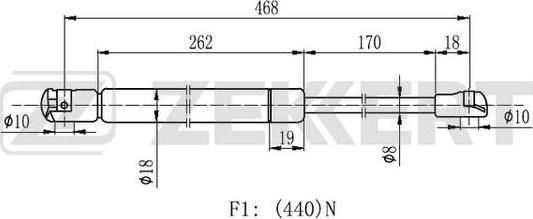 Zekkert GF-1617 - Qazlı bulaq, baqaj, yük yeri furqanavto.az