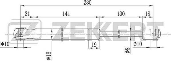 Zekkert GF-1628 - Qazlı bulaq, baqaj, yük yeri furqanavto.az