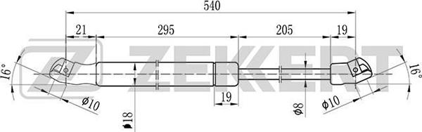 Zekkert GF-1096 - Qazlı bulaq, baqaj, yük yeri furqanavto.az